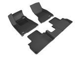 Custom Fit KAGU Floor Mat (BLACK) Compatible with MASERATI LEVANTE 2017-2018 - Full Set